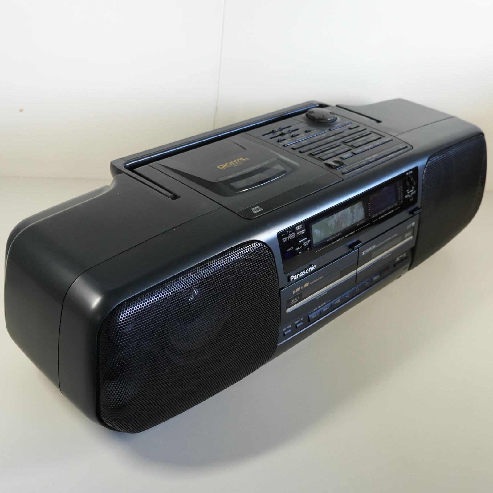 パナソニック RX-DT901 CDダブルラジカセ リモコン付き 動作確認OK