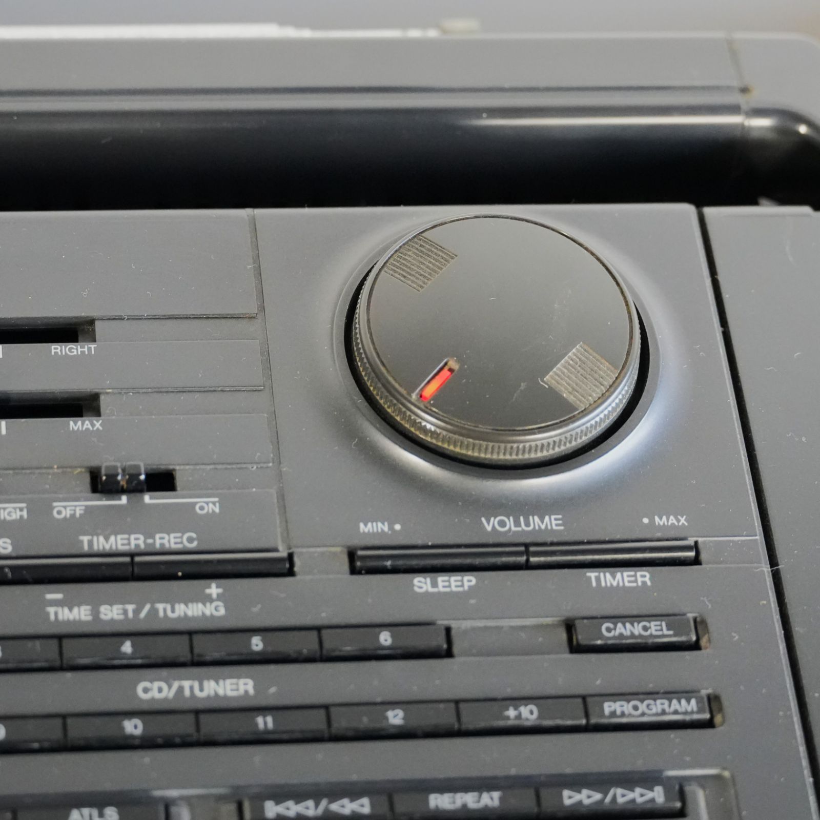 IM] 動作品 パナソニック CDラジカセ RX-DT9 ダブルカセット リモコン