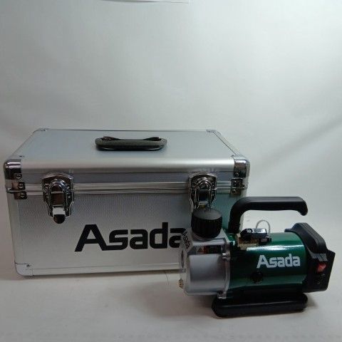 Asada 真空ポンプ VP 151 L グリーン ♥品 S 充電器 充電池 ケース付 コードレス式 18 v 6 0 Ah 413012