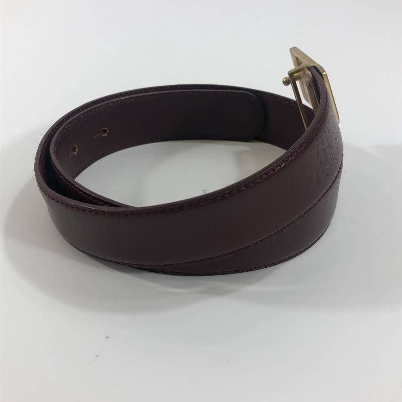 美品 カルティエ マストライン 細ベルト　ボルドー 80cm±7　606 美品 カルティエ マストライン 細ベルト ボルドー 80cm±7 606 - メルカリ