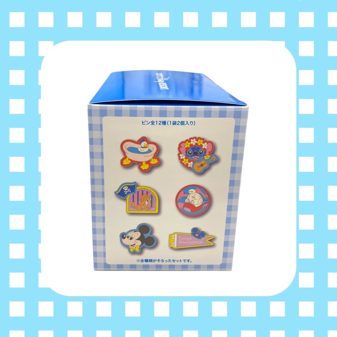 ディズニー ピンバッジ 全12種 コンプリートBOX パークモチーフ