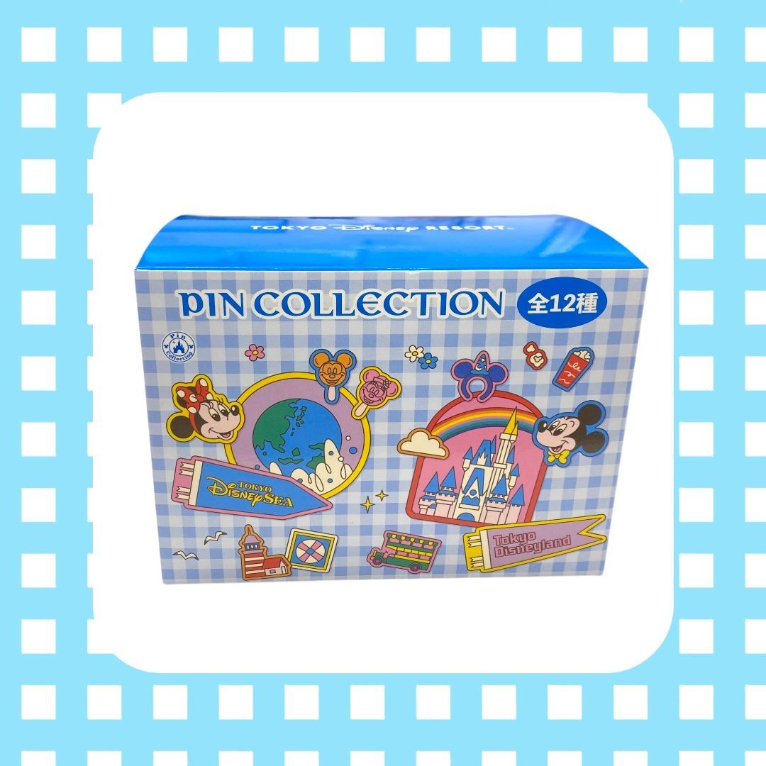 ディズニー ピンバッジ 全12種 コンプリートBOX パークモチーフ