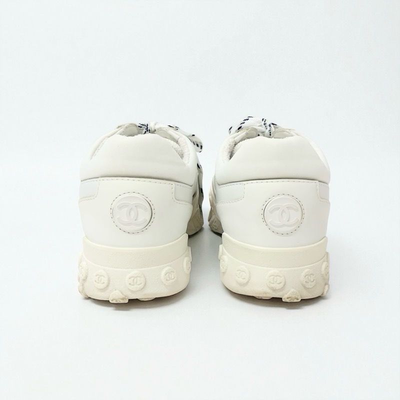 シャネル CHANEL スニーカー 靴 シューズ メッシュ ファブリック