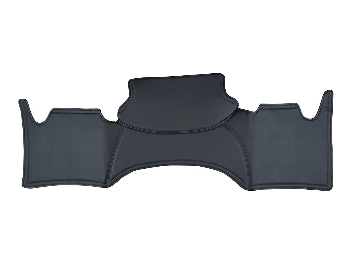 TRISTAR S ハイエース レジアスエース 200系 1型～8型 GL スーパーGL 標準ボディ用 デッキカバー エンジンルームカバー 前後セット ブラックレザー無地