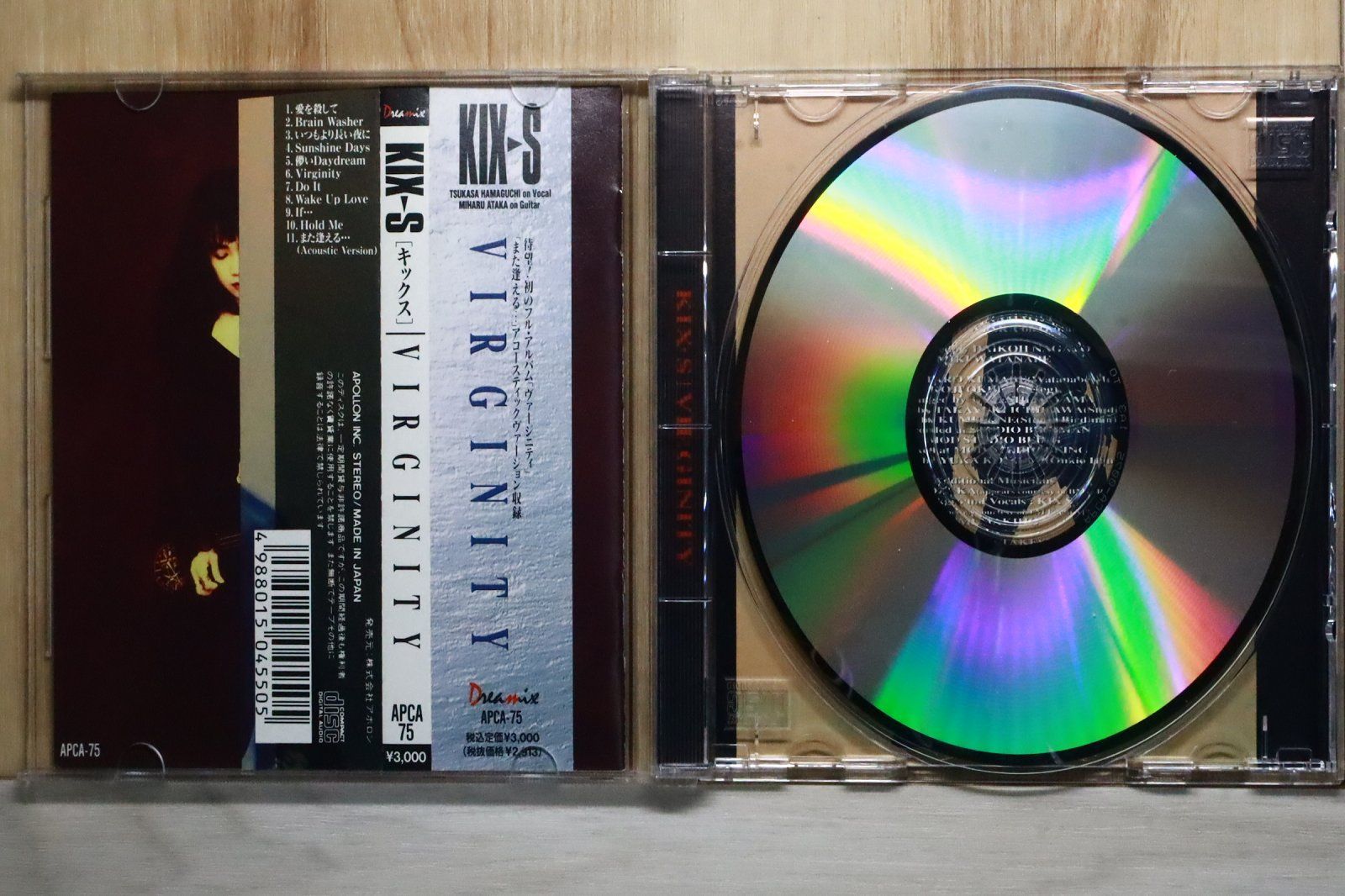 中古CD☆キックス/KIX・S□ VIRGINITY 【APCA75/+++++++G01307】V57105