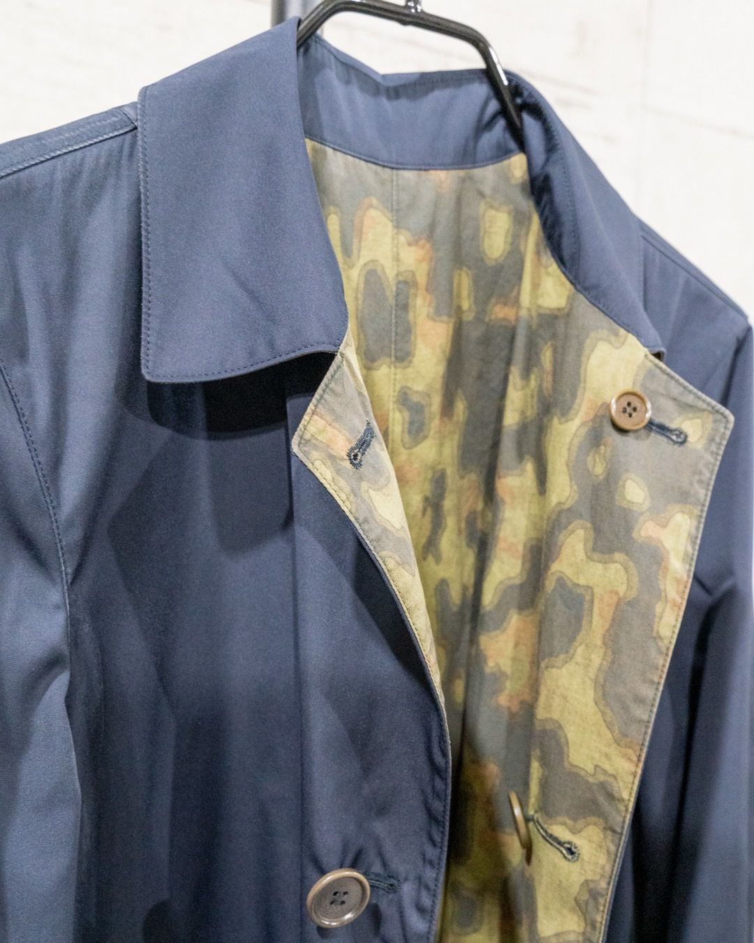 DRIES VAN NOTEN リバーシブル　ステンカラーコート　ドリス　46 DRIES VAN NOTEN ドリスヴァンノッテン｜2013SS リバーシブルステン