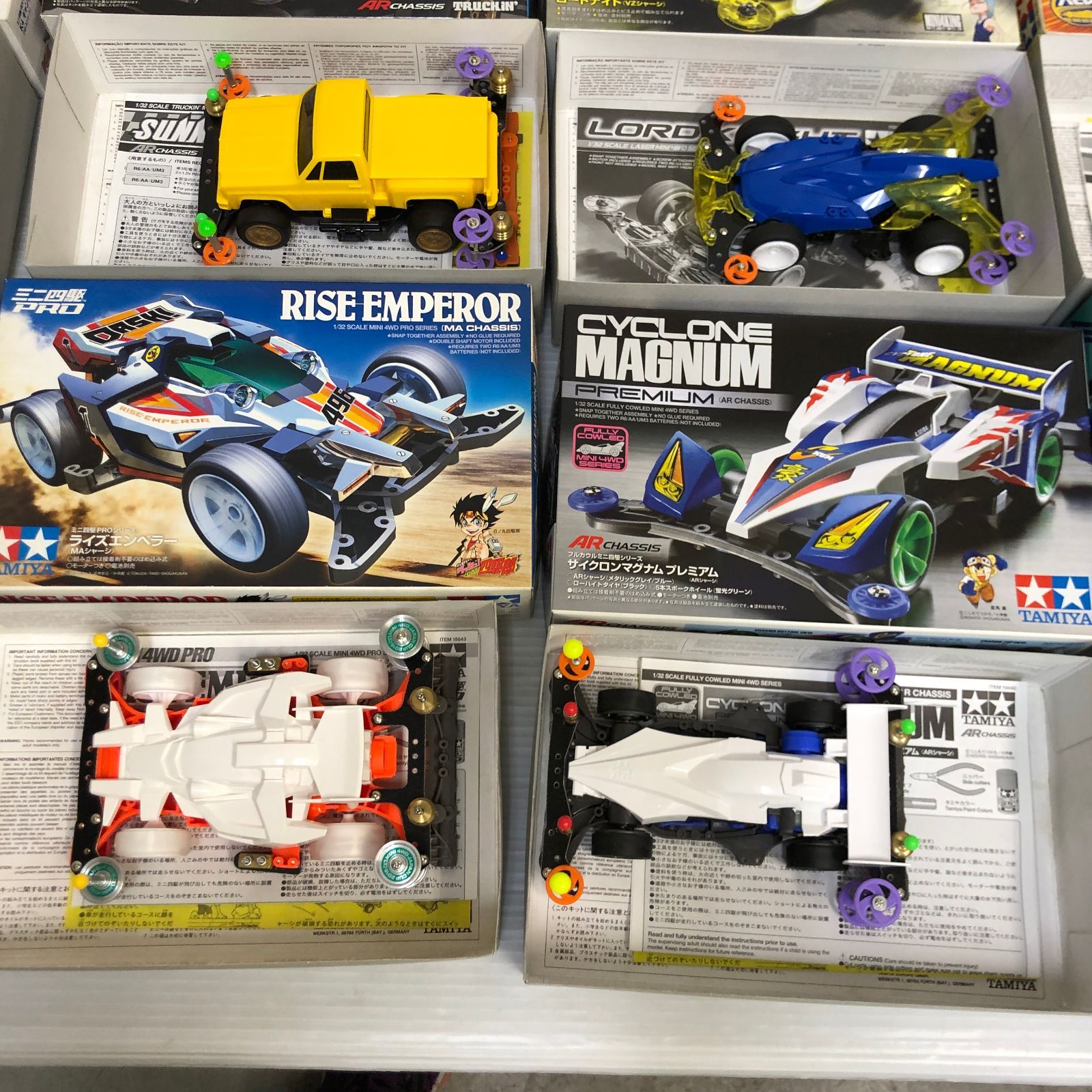 △①【ジャンク品】TAMIYA ミニ四駆 まとめ 大量 ※欠品・破損・動作等