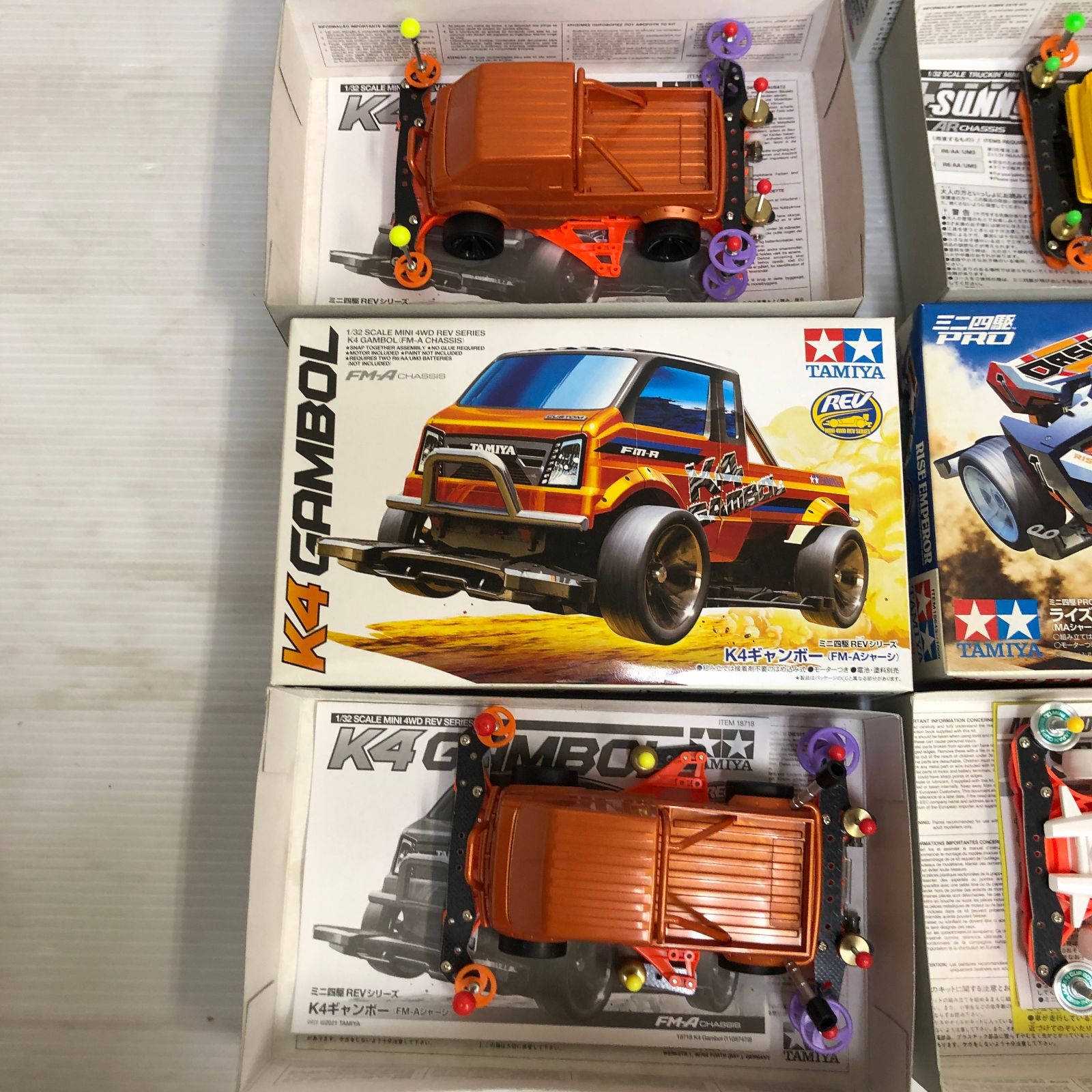 △①【ジャンク品】TAMIYA ミニ四駆 まとめ 大量 ※欠品・破損・動作等