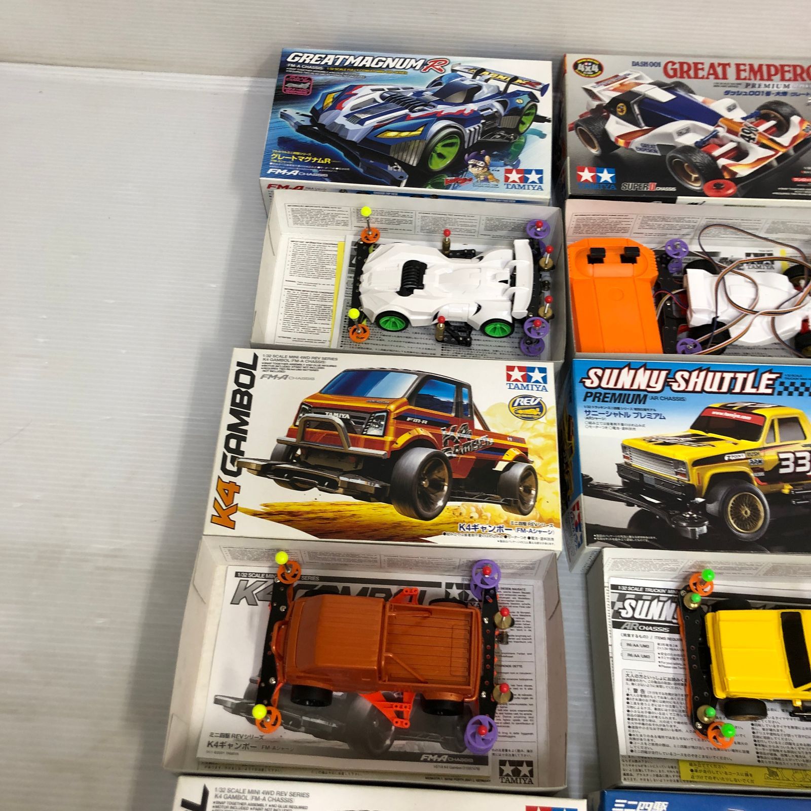 △①【ジャンク品】TAMIYA ミニ四駆 まとめ 大量 ※欠品・破損・動作等