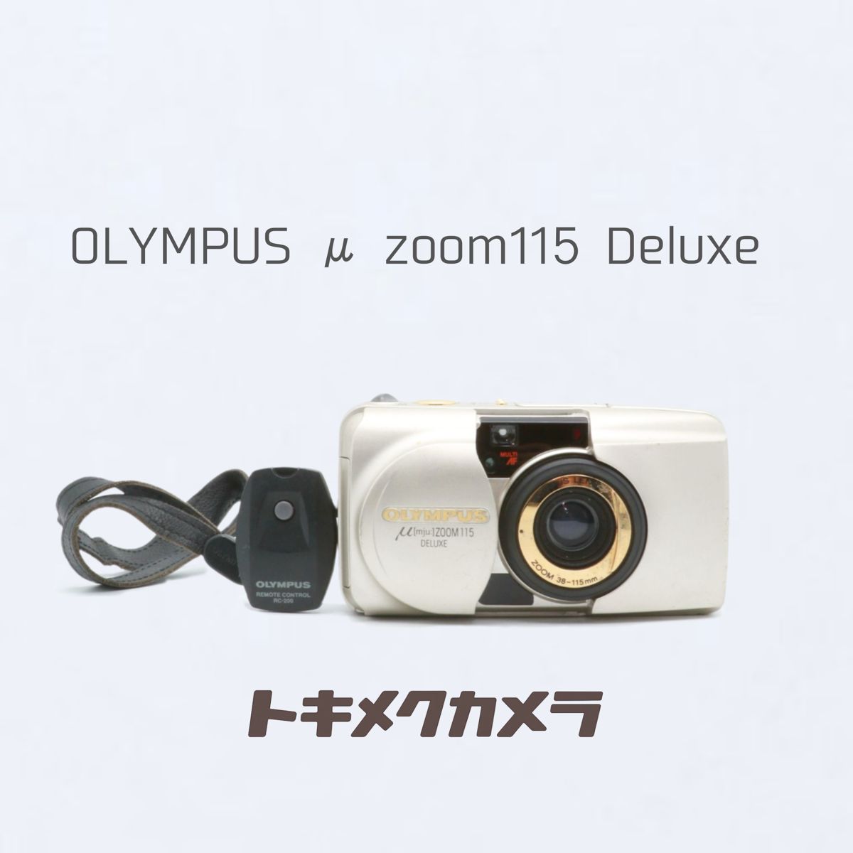 完動品】OLYMPUS μ ZOOM 115 DELUXE フィルムカメラ 動作確認済み
