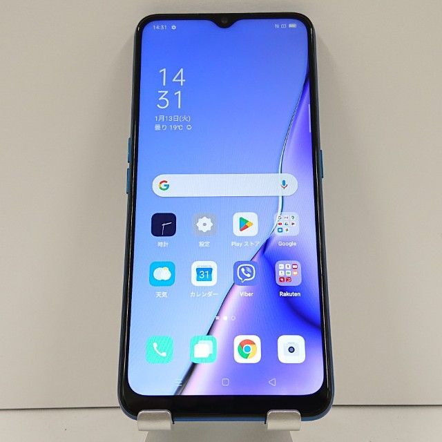 OPPO A5 2020 CPH1943 Rakuten ブルー 送料無料 本体 c16227 - メルカリ