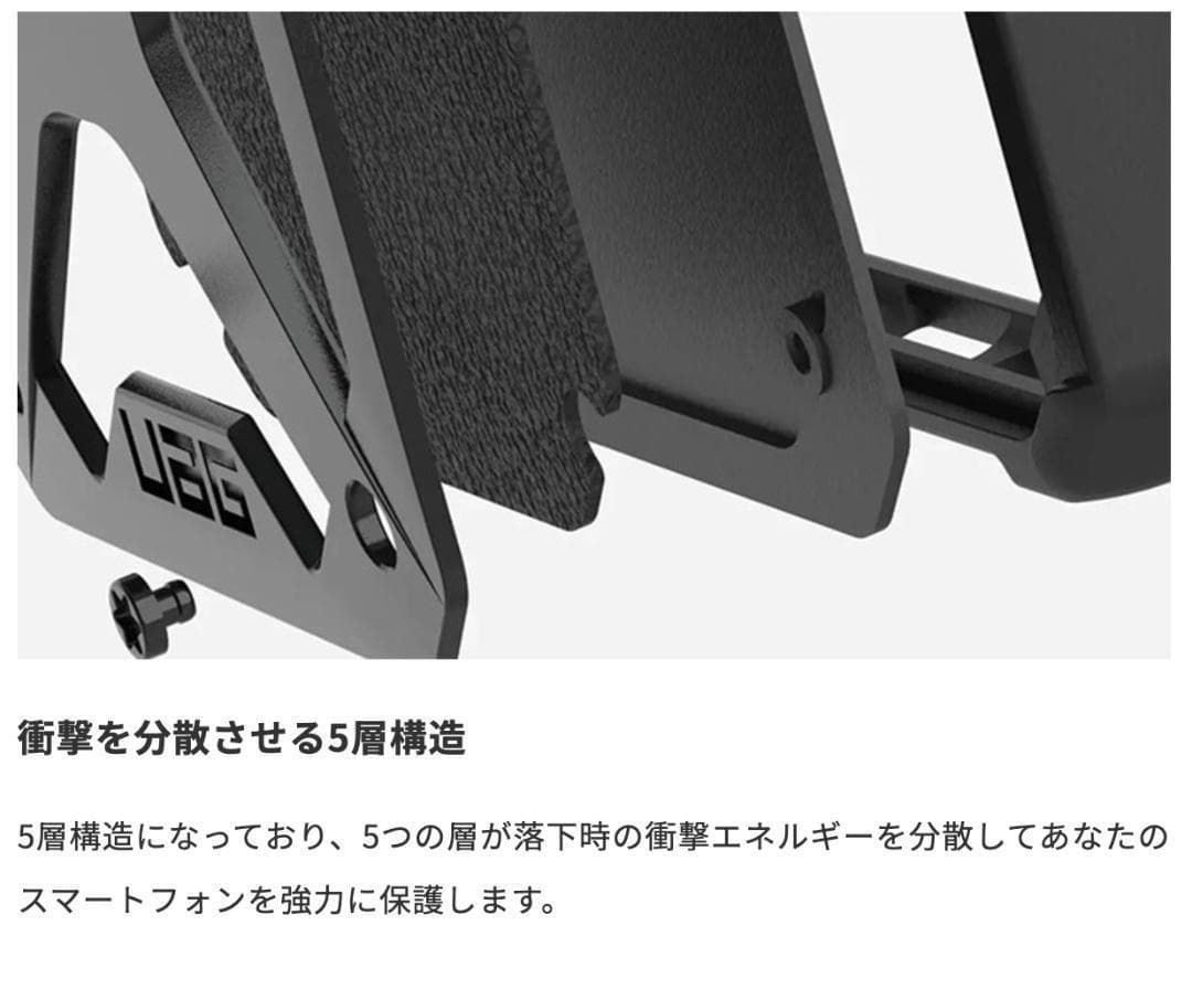 UAG 14/13 兼用 MONARCH ケブラーブラック URBAN ARMOR GEAR 5623