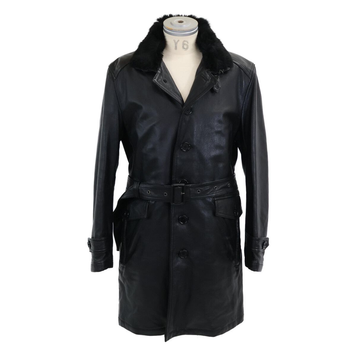 BURBERRY BLACK LABEL バーバリーブラックレーベル ﾌﾞﾗｯｸ ﾗﾋﾞｯﾄﾌｧｰ付き