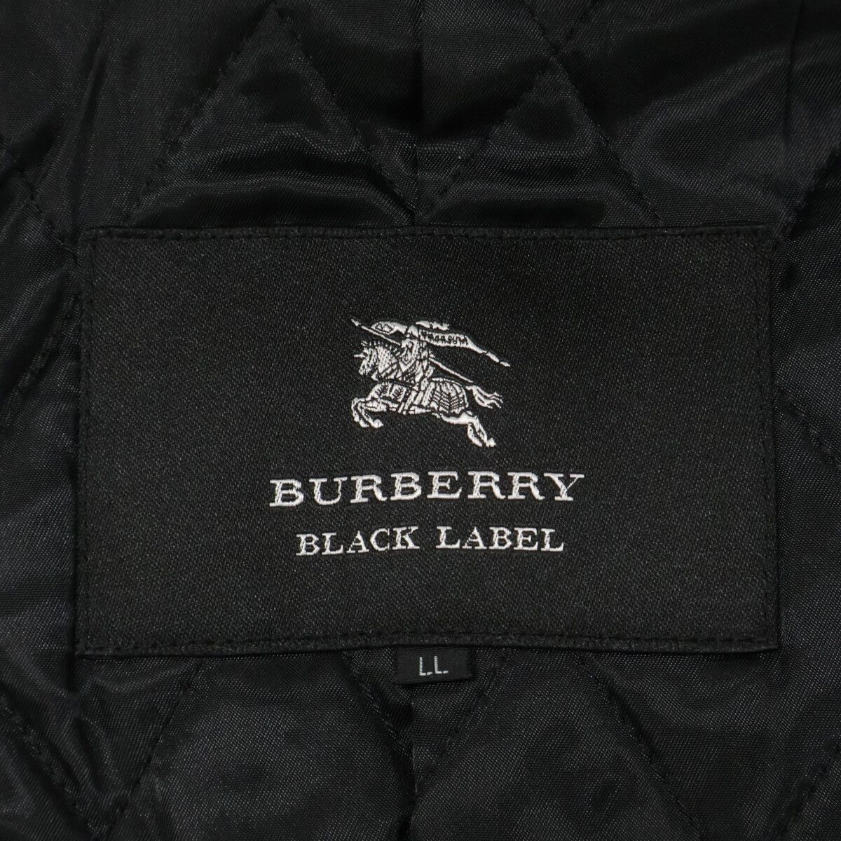 BURBERRY BLACK LABEL バーバリーブラックレーベル ﾌﾞﾗｯｸ ﾗﾋﾞｯﾄﾌｧｰ付き