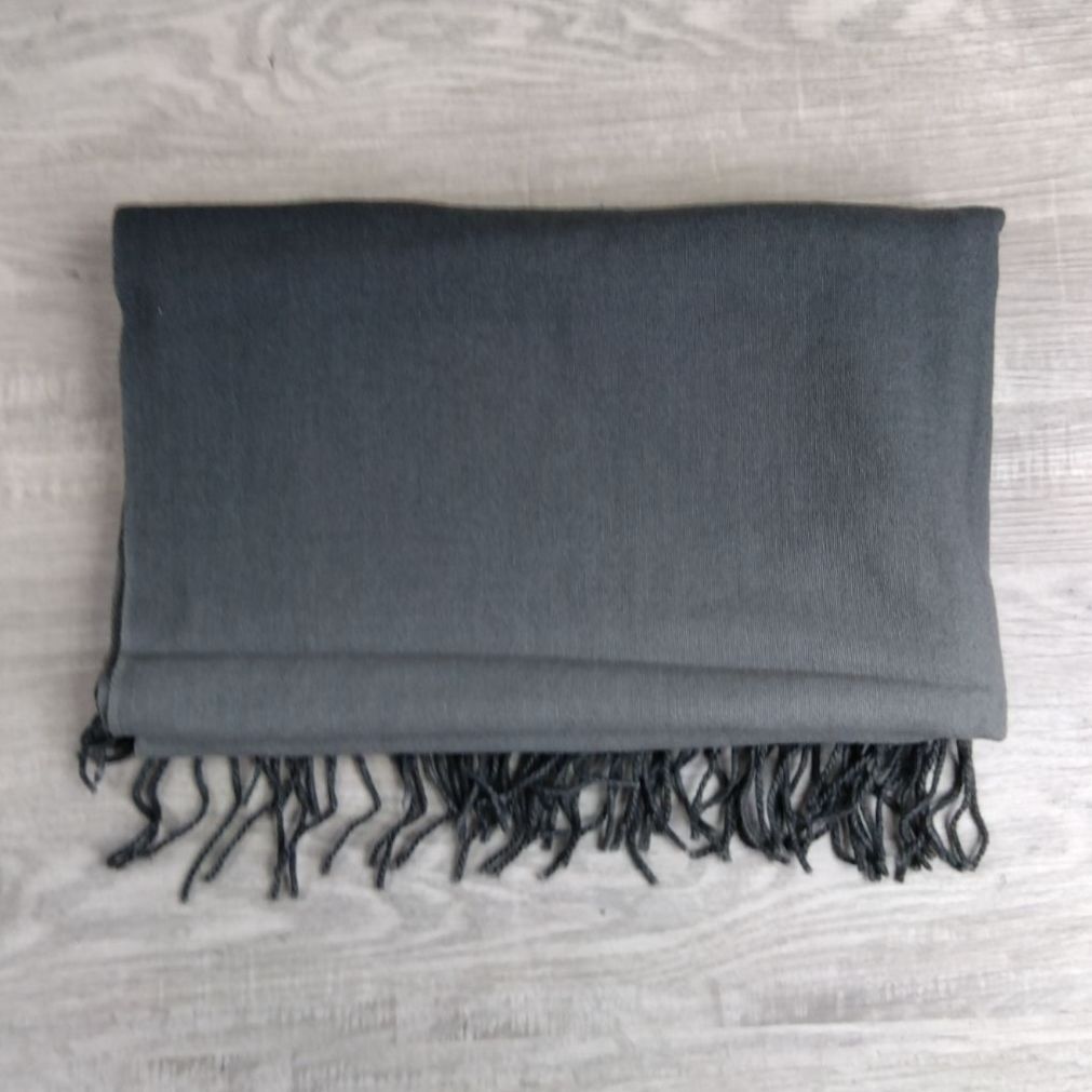 JURGEN LEHL ヨーガンレール グレー✖ベージュ ストール 26WK0032