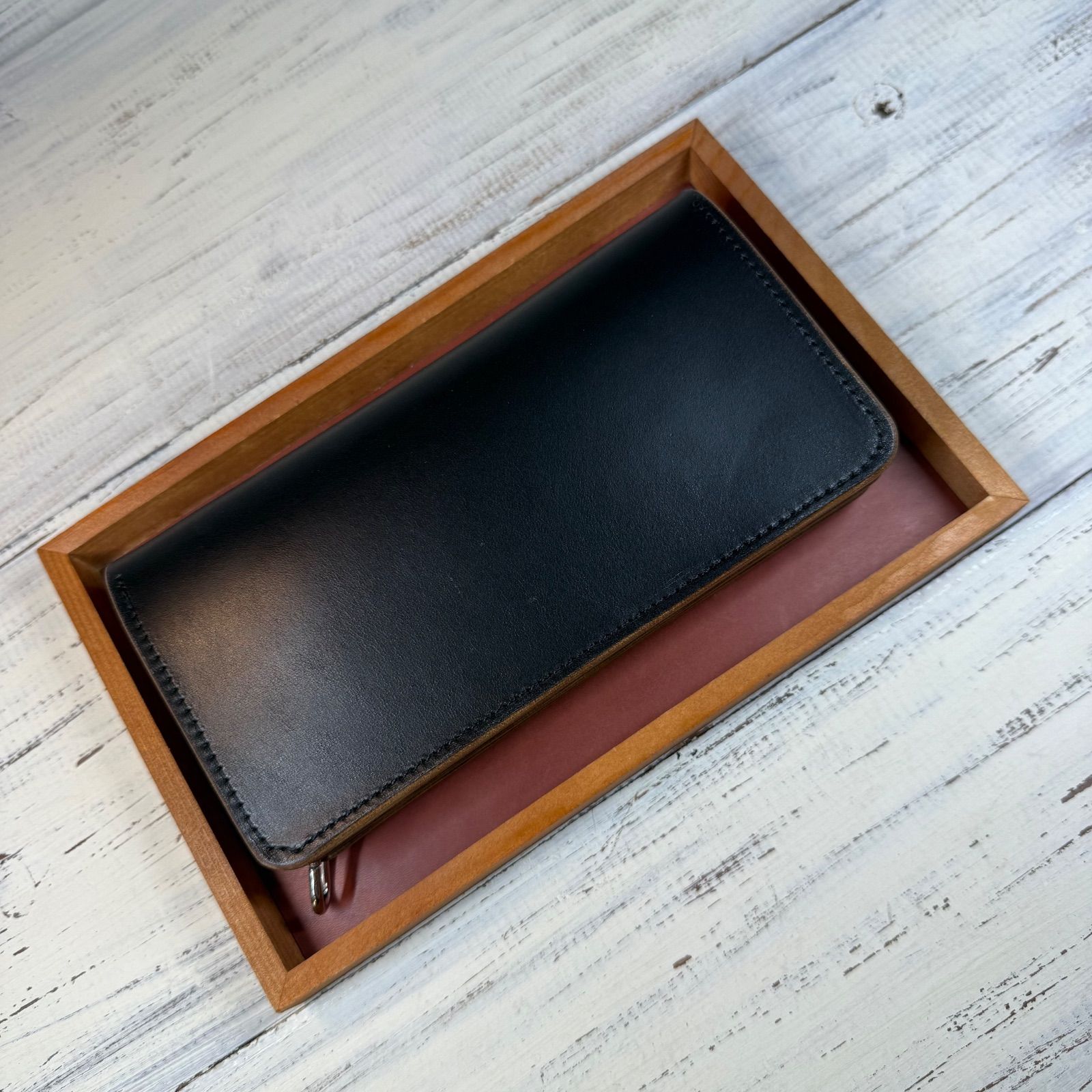 トラッカーウォレット ロング 3層】ホースバット シルバー TALON