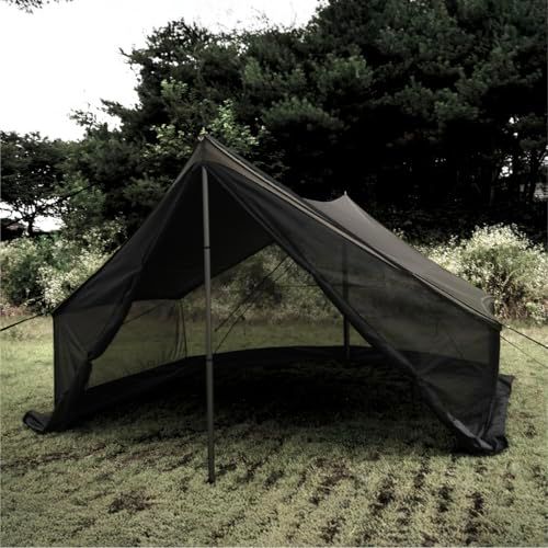 CAMVIL ZIP-TARP 六角形 防水タープ [ブラックゴムコーティング] 5.1