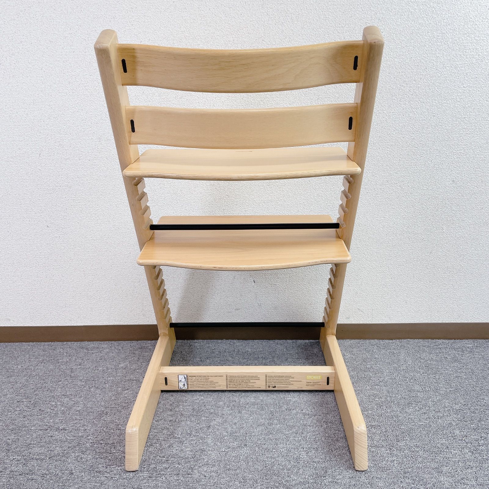 STOKKE TRIPP TRAPP no4 ナチュラル 椅子 STOKKE tripp trapp No4 ナチュラル 椅子 - メルカリ