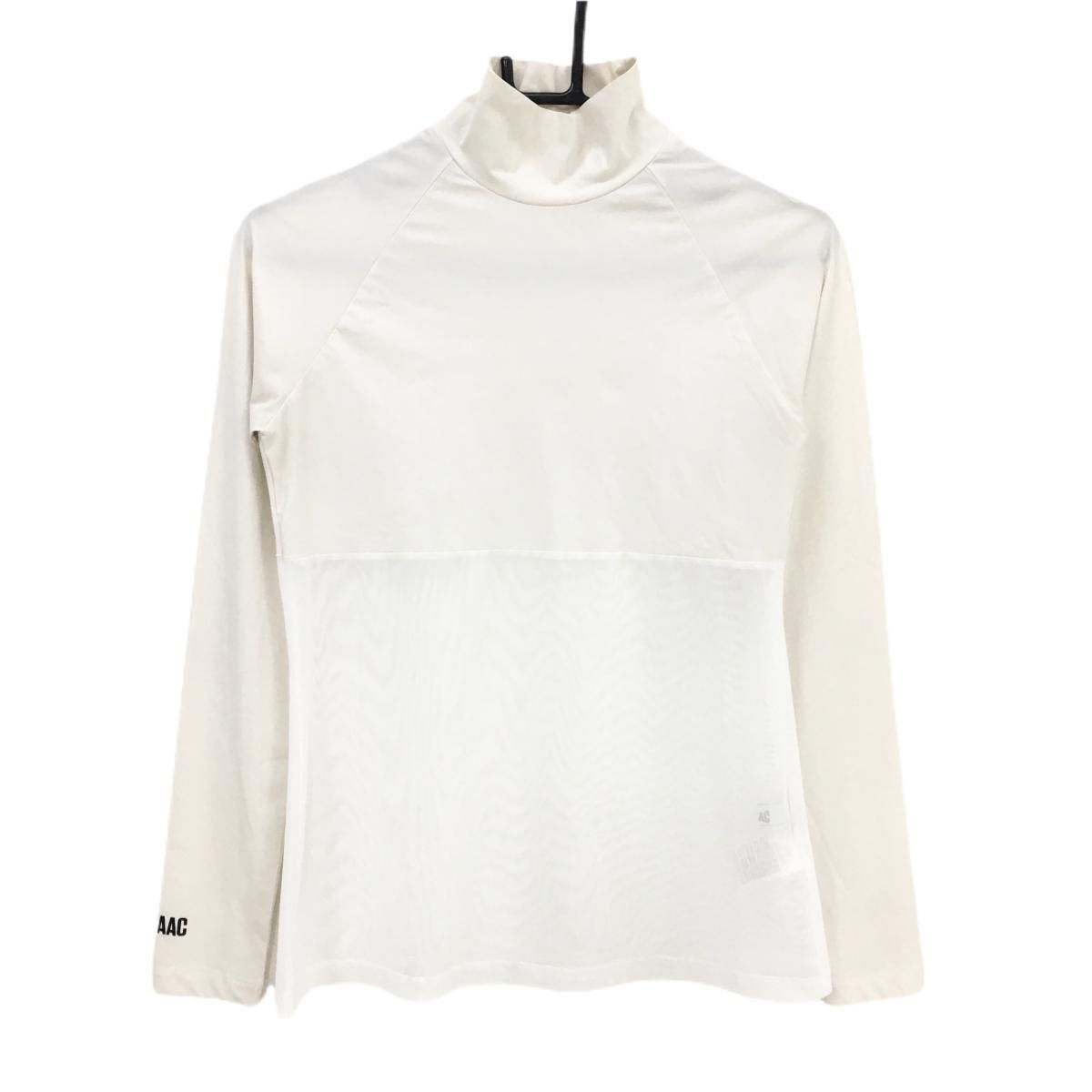 美品】ワック ハイネックインナーシャツ アイボリー 下部メッシュ