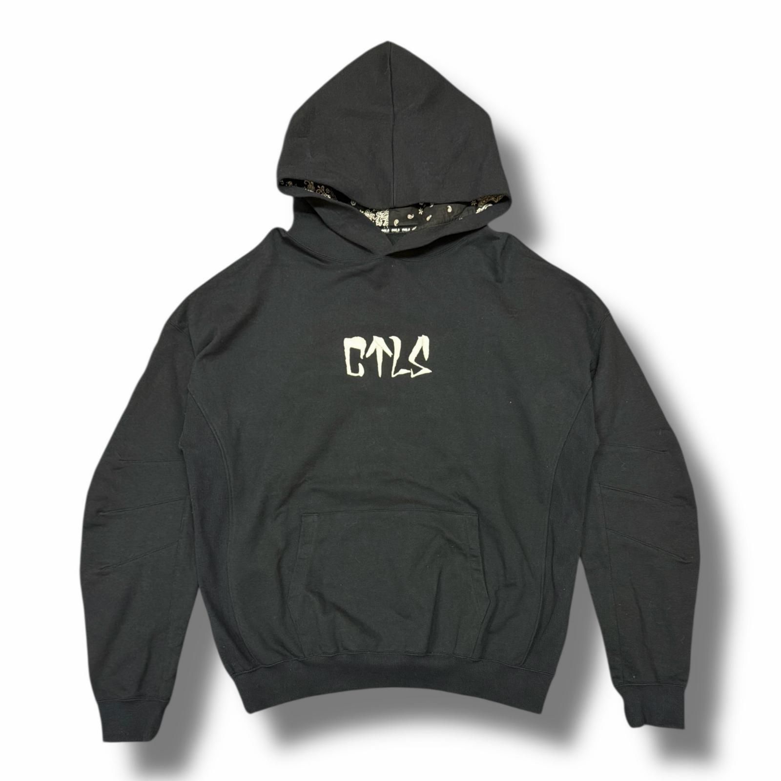 CVTVLIST 3D LOGO USUAL HOODIE ロゴ刺繍 スウェット フーディー