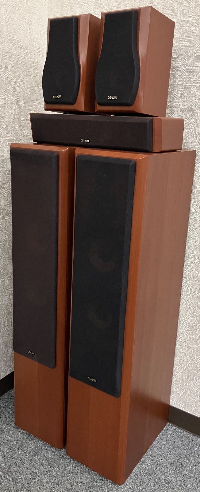 T277 ウッド調 DENON CS-T33/SC-C33/SC-A33サラウンドセット