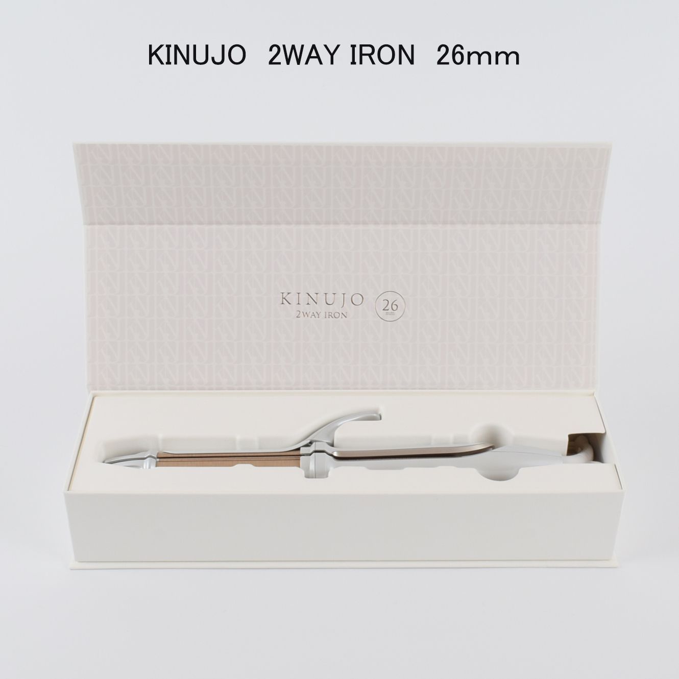 未使用品】KINUJO 絹女 2WAY IRON 26mm 型番2W01 ホワイト - メルカリ