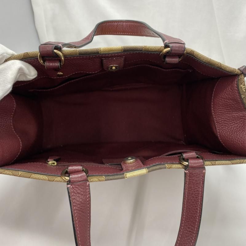 中古】COACH デンプシー キャリーオール・シグネチャー ジャカード