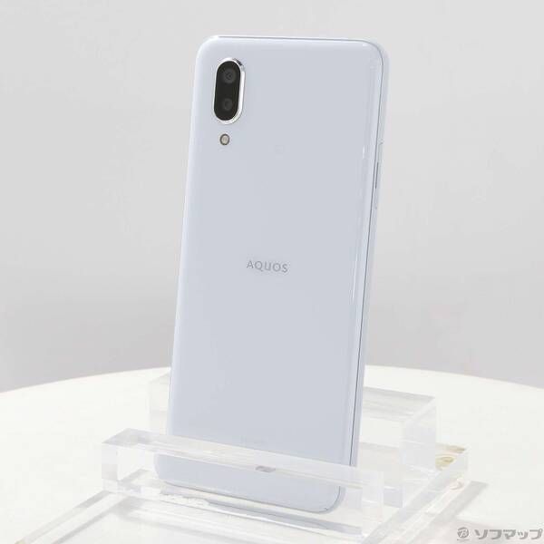 中古品〕 AQUOS sense3 plus 128GB ホワイト SH-M11 SIMフリー【196