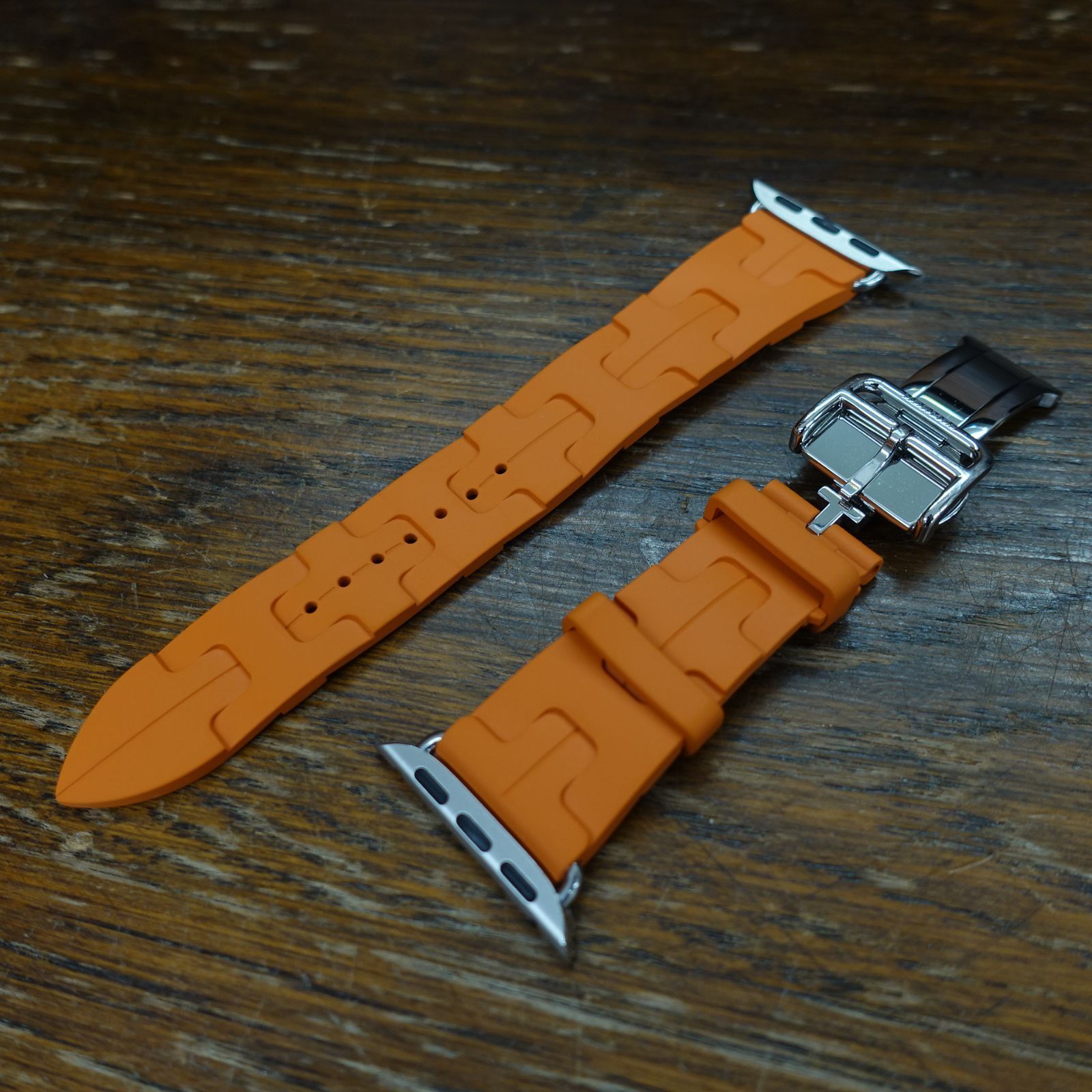 超美品！Apple Watch アップルウォッチ ラバーベルト Hermès 42mm
