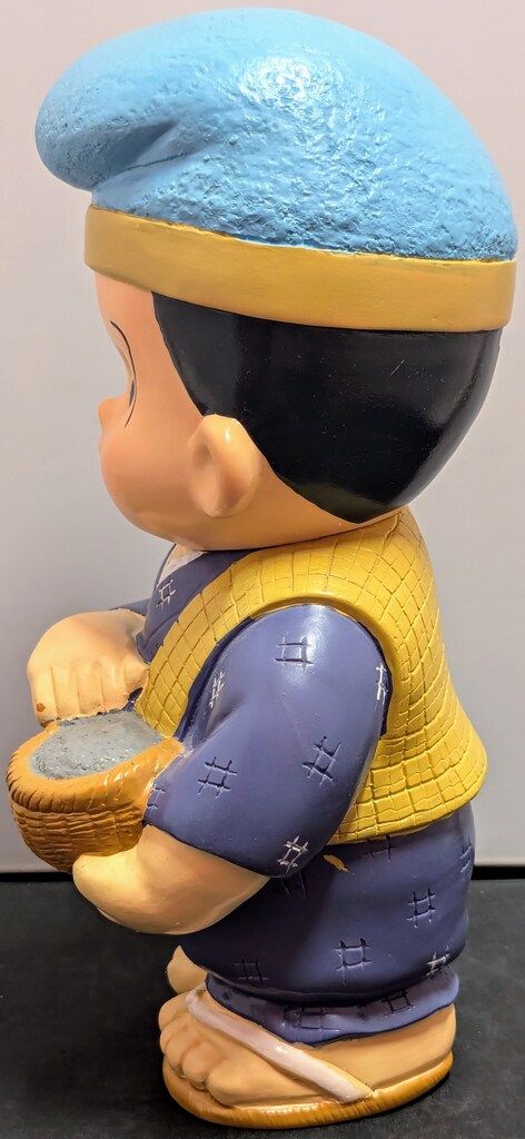 信用金庫 信ちゃんカウンターサイズ 花さかじいさん 紫服 茶ベスト 260 mm