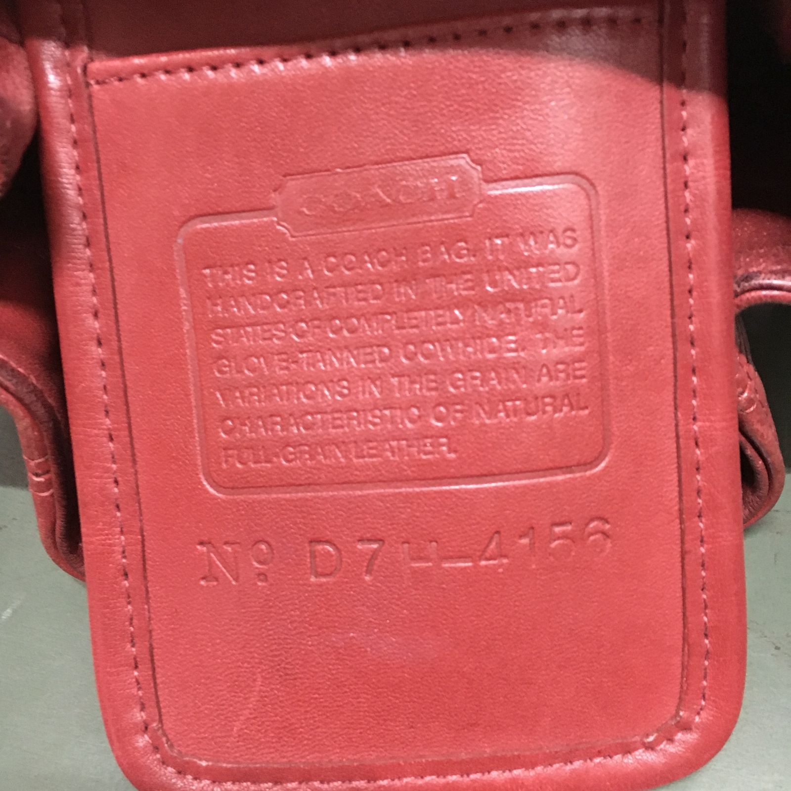 アメリカ製 COACH オールドコーチ バッグ USED 12214 - メルカリ