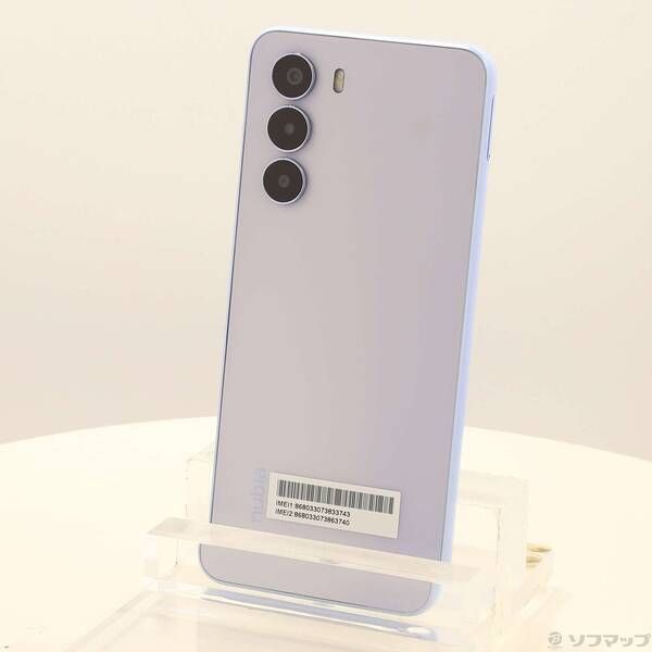 中古品〕 nubia S 5G 128GB ライトパープル A403ZT Y!mobile SIMフリー