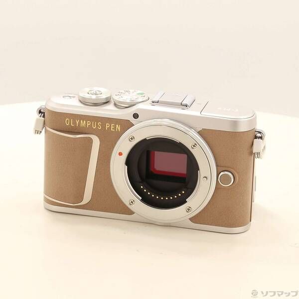 中古品〕 OLYMPUS PEN E-PL9 ボディー ブラウン【352】 - メルカリ