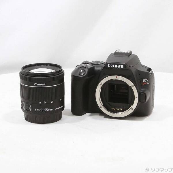 中古品〕 EOS Kiss X10 EF-S18-55 IS STM レンズキット ブラック【348
