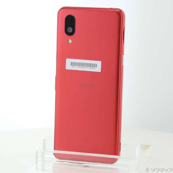 中古品〕 BASIO active 64GB レッド SHG09 au SIMフリー【262】 - メルカリ