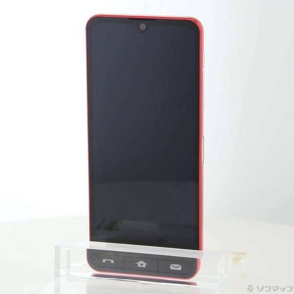 品〕 BASIO active 64GB レッド SHG09 au SIMフリー【262】 【公式通販】