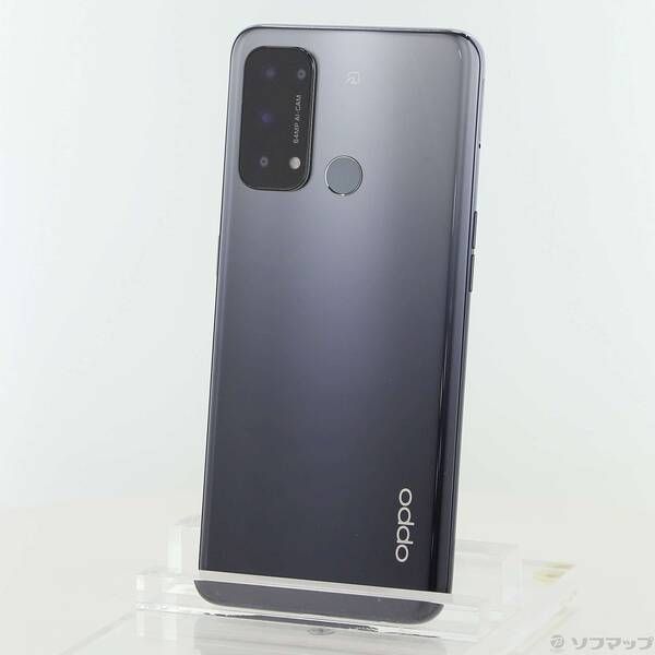 中古品〕 OPPO Reno5 A 128GB シルバーブラック CPH2199 SIMフリー