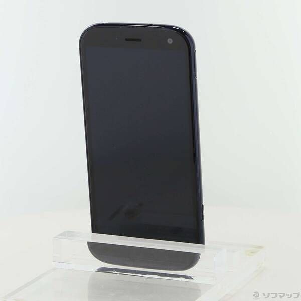 中古品〕 らくらくスマートフォン 64GB ネイビー F-52B docomo SIM