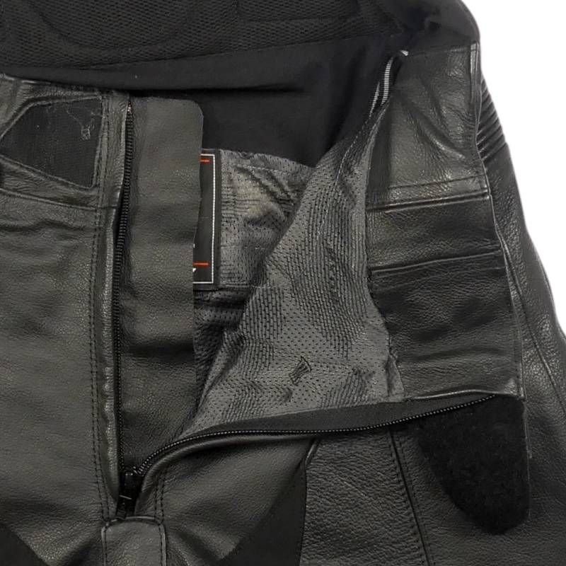 HYOD ヒョウドウ ライディングパンツ M レザーパンツ メンズ 黒