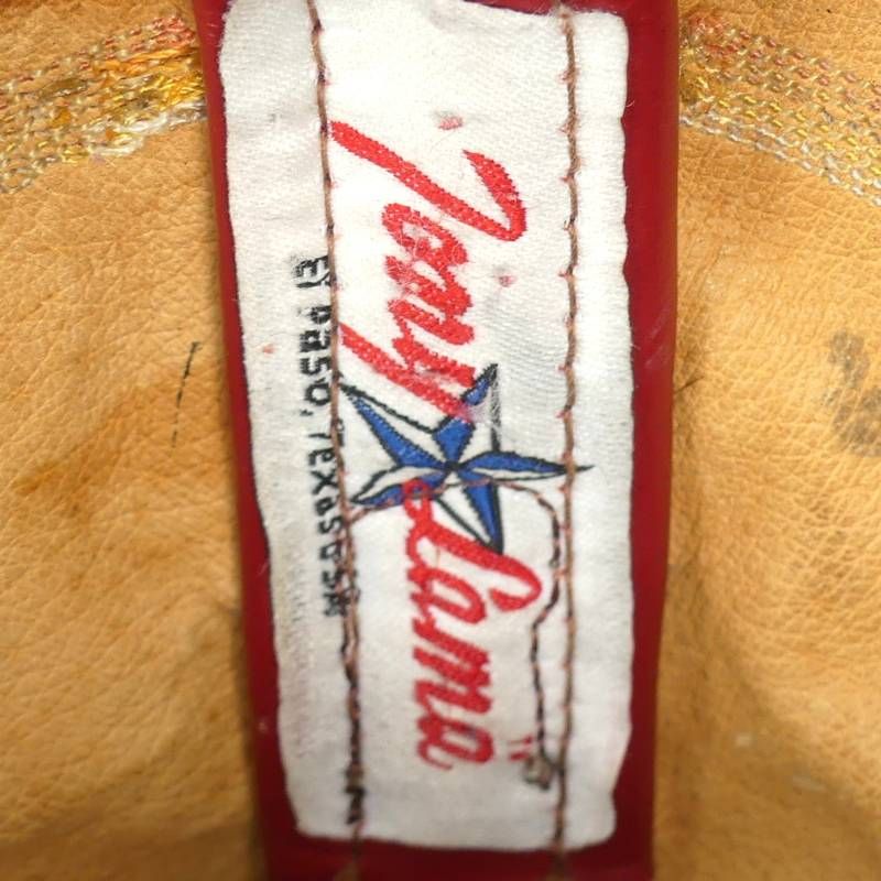 アメリカ製 Tony Lama トニーラマ ウエスタンブーツ 27 茶 USA製 赤