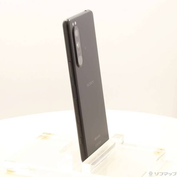 中古品〕 Xperia 5 III 128GB フロストブラック SO-53B docomo SIM