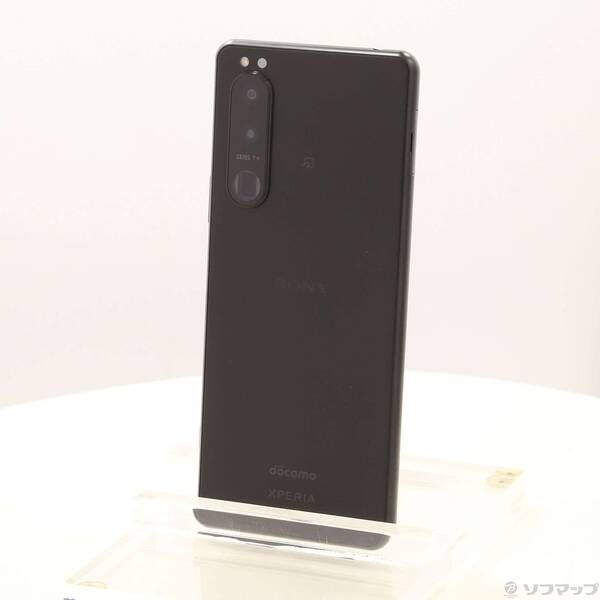 中古品〕 Xperia 5 III 128GB フロストブラック SO-53B docomo SIM