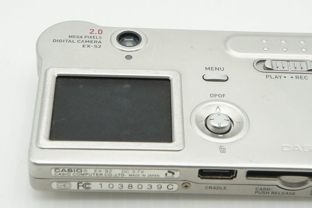 CASIO カシオ EXILIM EX-S2 コンパクトデジタルカメラ シルバー