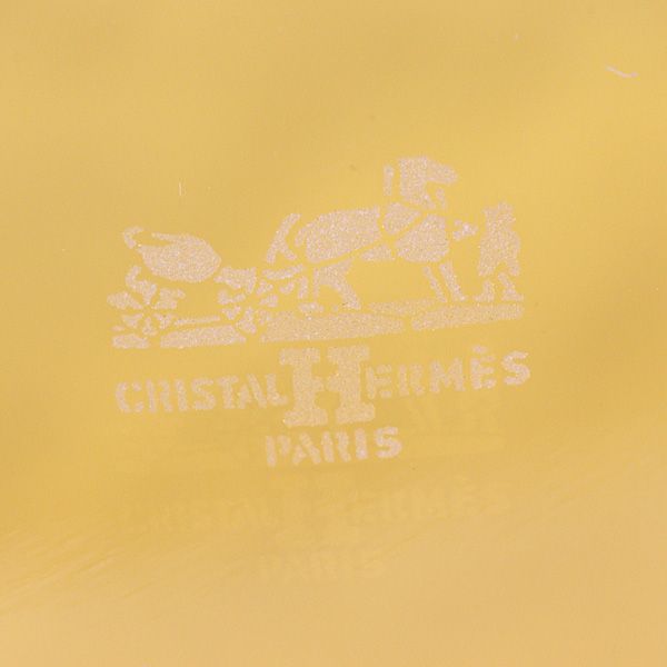  HERMES エルメス クリスタル ボウル 2点セット ガラスボウル サラダボウル 食器 径約12 cm Sランク 鉢 ボウル 食器