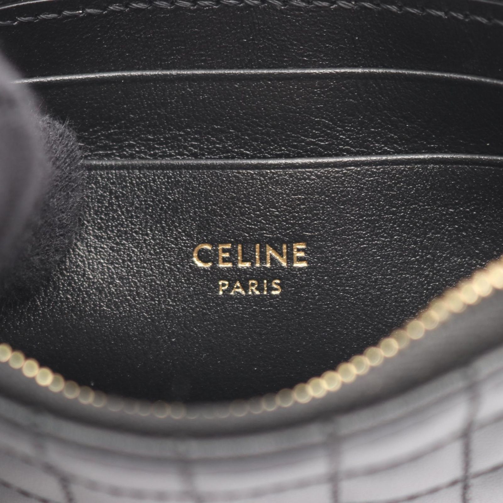 セリーヌ CELINE コインケース Coin＆Card Pouch Cチャーム 10B823BFL