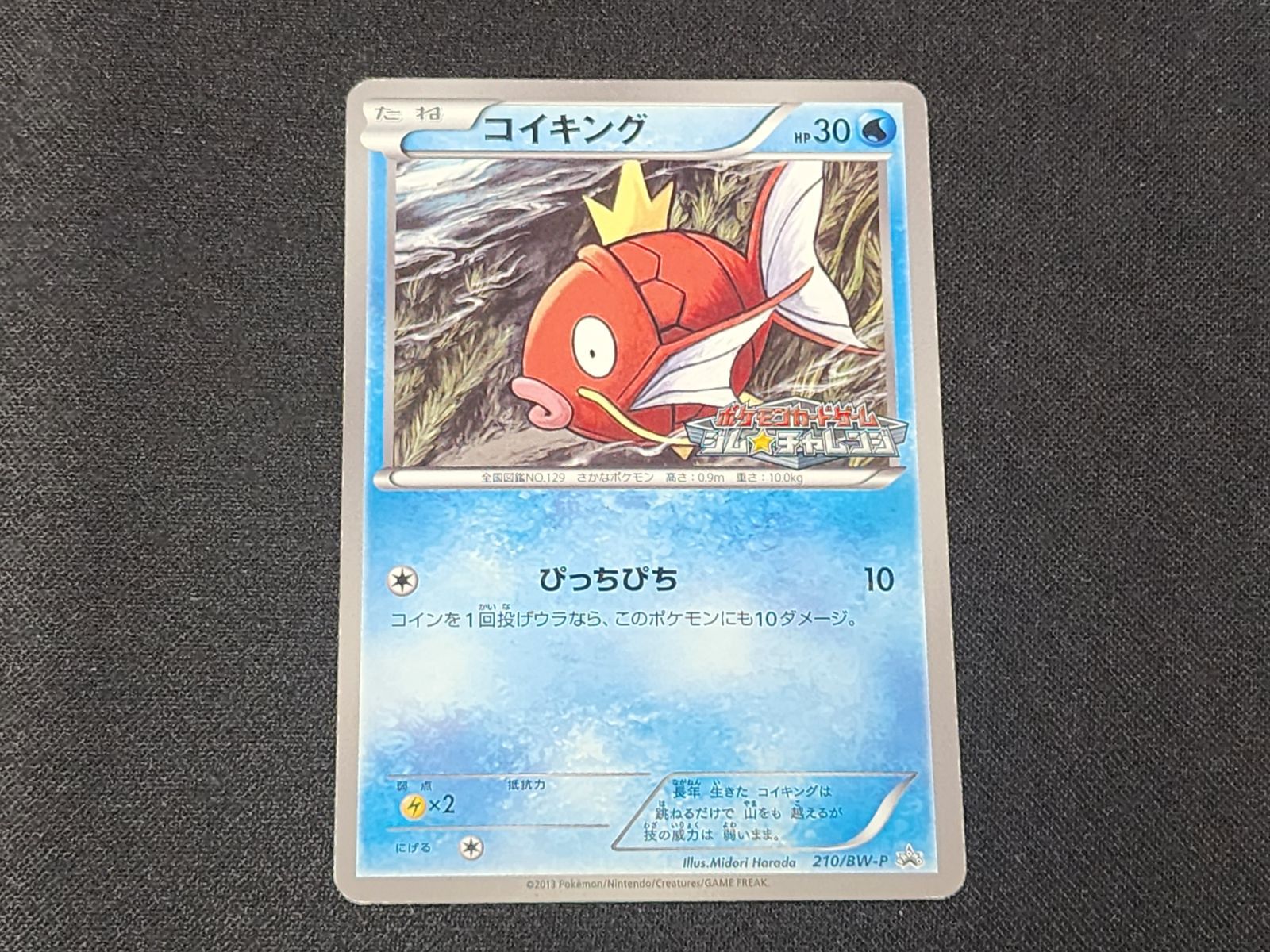 PC ポケモンカード コイキング 210/BW-P ポケモンカードゲーム