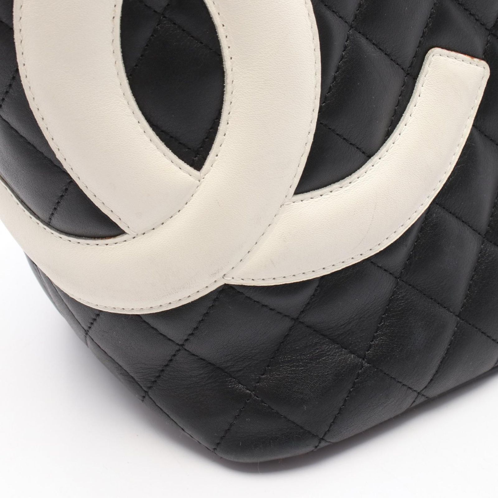 シャネル CHANEL トートバッグ カンボンライン ラージ ブラック