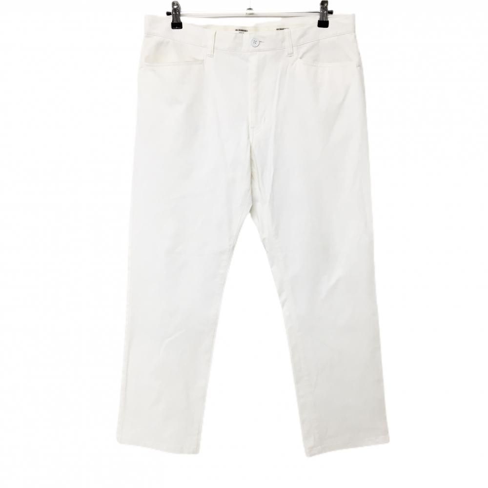 バーバリーゴルフ パンツ 白 無地 メンズ 91 ゴルフウェア BURBERRY