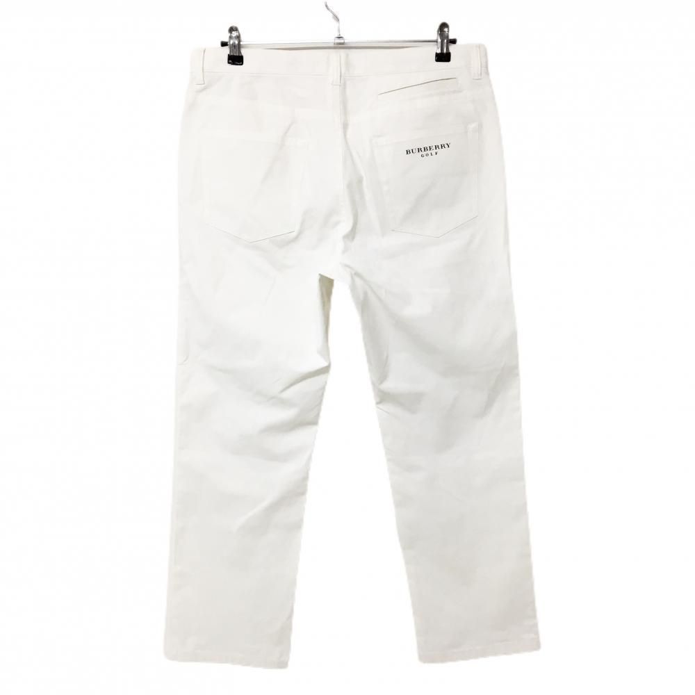 バーバリー　ゴルフパンツ バーバリーゴルフ パンツ 白 無地 メンズ 91 ゴルフウェア BURBERRY