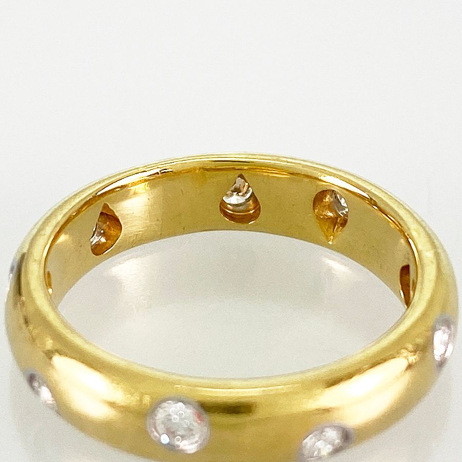 ティファニー TIFFANY&Co. ドッツ K18YG ダイヤモンド 7号(47) リング